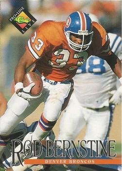 Rod Bernstine Denver Broncos 1994 Pro Line Live NFL #184